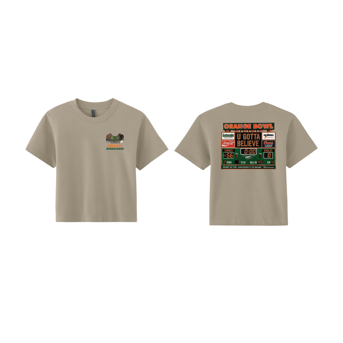 OB-U Gotta Believe | Tee + Crop