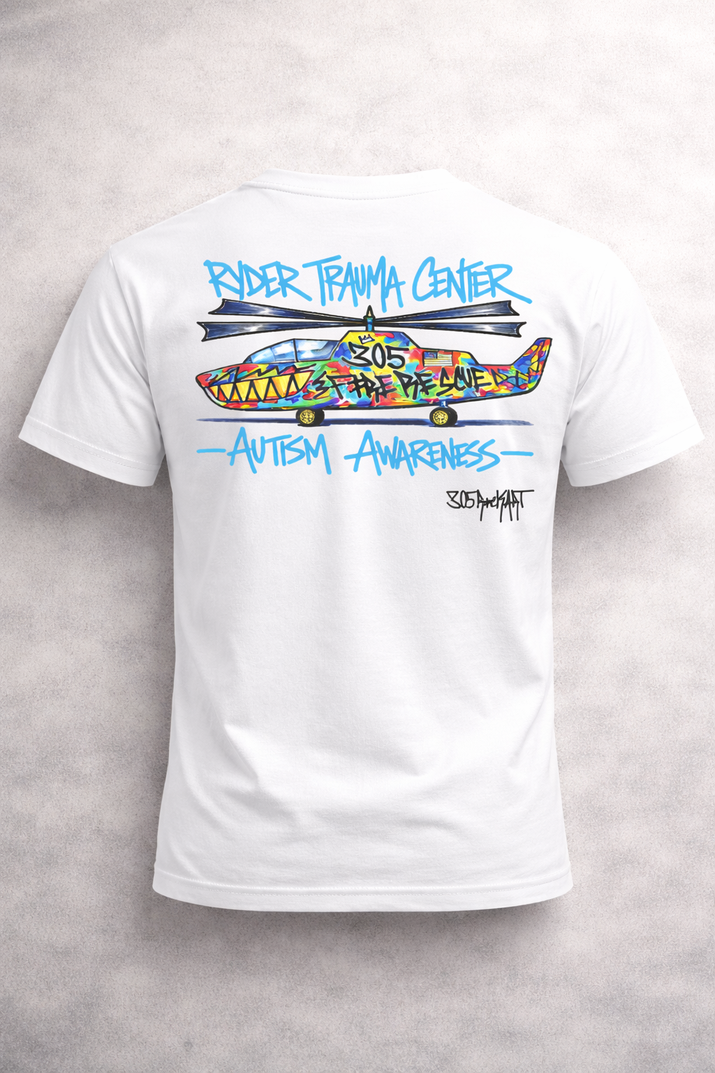 RYDER x 305RICKART AUTISM AWARENESS TEE